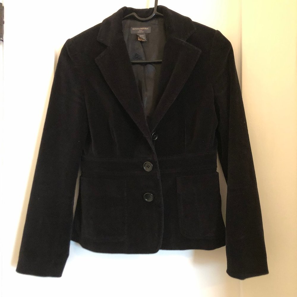 Banana Republic Corduroy/Velvet Jacket Blazer